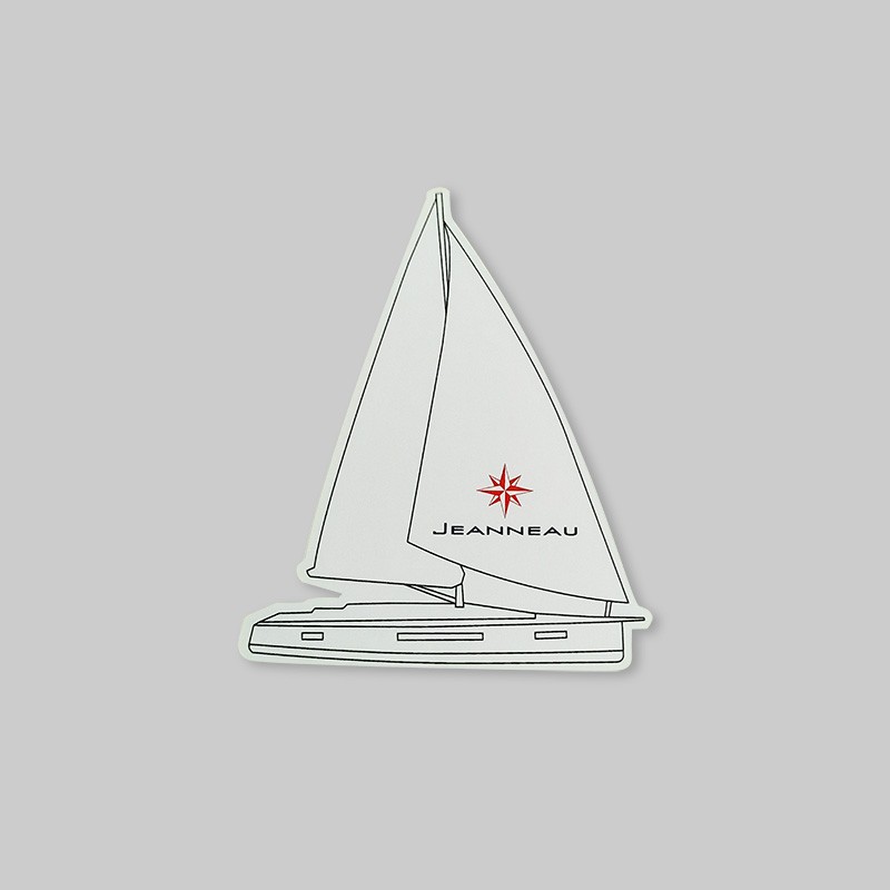 Sailing Boat Sticker Jeanneau - Jeanneau services & accessories